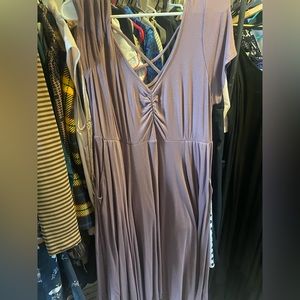 Dusty purple dress